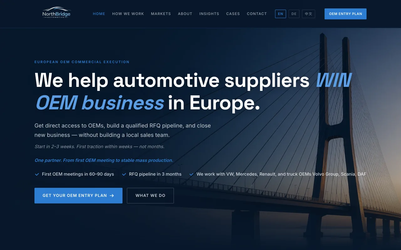 NorthBridge Automotive — desktop